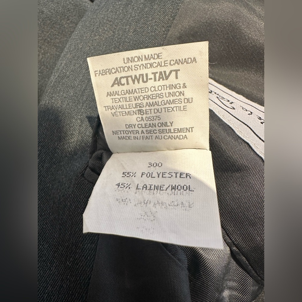Oscar de la Renta Vintage Dapper Forest Green Double Breasted Blazer (Size 44L) - Picture 7 of 8